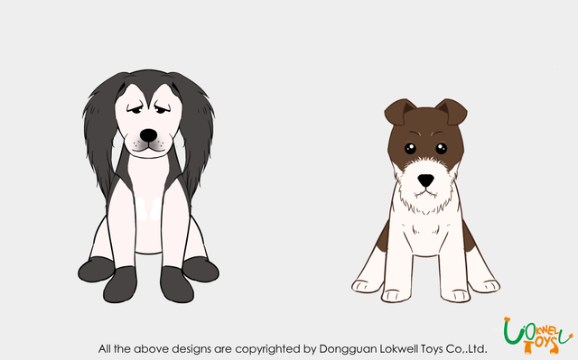 Soft dog toys/ Custom animal plush toys